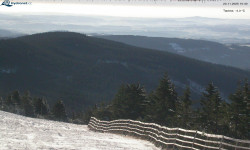 Lysá hora, pohled na východ