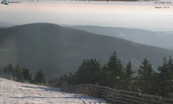 Lysá hora, pohled na východ