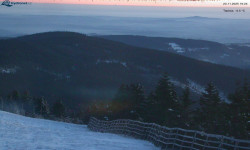 Lysá hora, pohled na východ