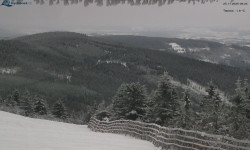 Lysá hora, pohled na východ