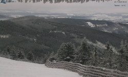 Lysá hora, pohled na východ