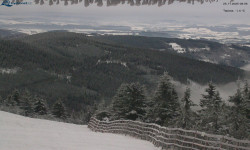 Lysá hora, pohled na východ