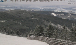 Lysá hora, pohled na východ