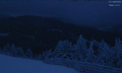 Lysá hora, pohled na východ