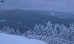 Lysá hora, pohled na východ