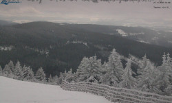 Lysá hora, pohled na východ