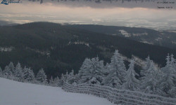 Lysá hora, pohled na východ