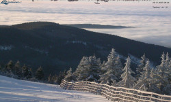 Lysá hora, pohled na východ