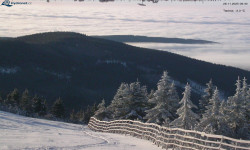 Lysá hora, pohled na východ