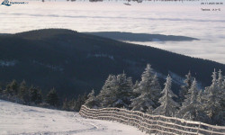 Lysá hora, pohled na východ