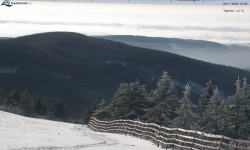 Lysá hora, pohled na východ