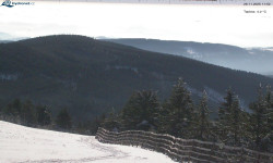 Lysá hora, pohled na východ