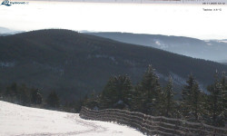 Lysá hora, pohled na východ