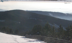 Lysá hora, pohled na východ