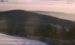 Lysá hora, pohled na východ