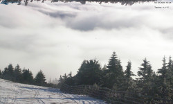 Lysá hora, pohled na východ