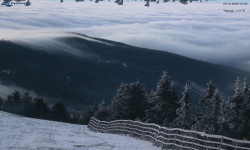 Lysá hora, pohled na východ