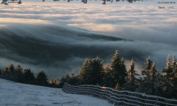 Lysá hora, pohled na východ