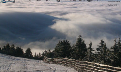 Lysá hora, pohled na východ