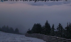 Lysá hora, pohled na východ