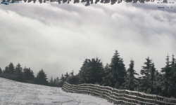 Lysá hora, pohled na východ