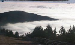 Lysá hora, pohled na východ