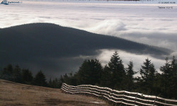 Lysá hora, pohled na východ