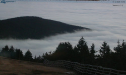 Lysá hora, pohled na východ