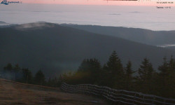 Lysá hora, pohled na východ