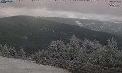 Lysá hora, pohled na východ