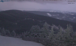 Lysá hora, pohled na východ