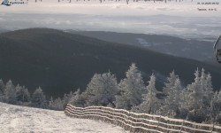 Lysá hora, pohled na východ