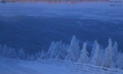 Lysá hora, pohled na východ