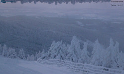 Lysá hora, pohled na východ