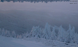 Lysá hora, pohled na východ