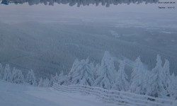 Lysá hora, pohled na východ