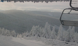 Lysá hora, pohled na východ