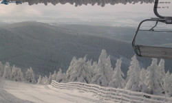 Lysá hora, pohled na východ