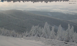 Lysá hora, pohled na východ