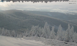 Lysá hora, pohled na východ