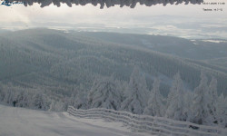 Lysá hora, pohled na východ