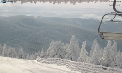 Lysá hora, pohled na východ