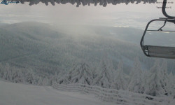 Lysá hora, pohled na východ