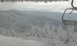 Lysá hora, pohled na východ