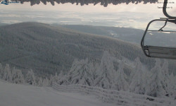 Lysá hora, pohled na východ