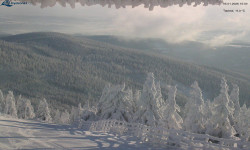 Lysá hora, pohled na východ