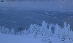 Lysá hora, pohled na východ