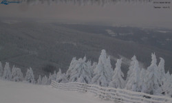 Lysá hora, pohled na východ