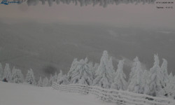 Lysá hora, pohled na východ