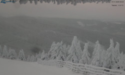 Lysá hora, pohled na východ